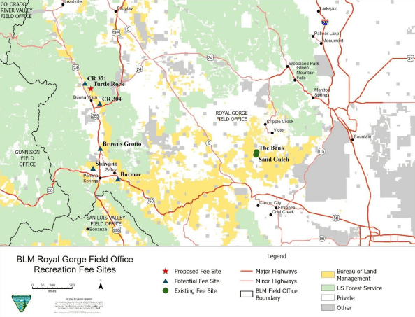 blm campsites map