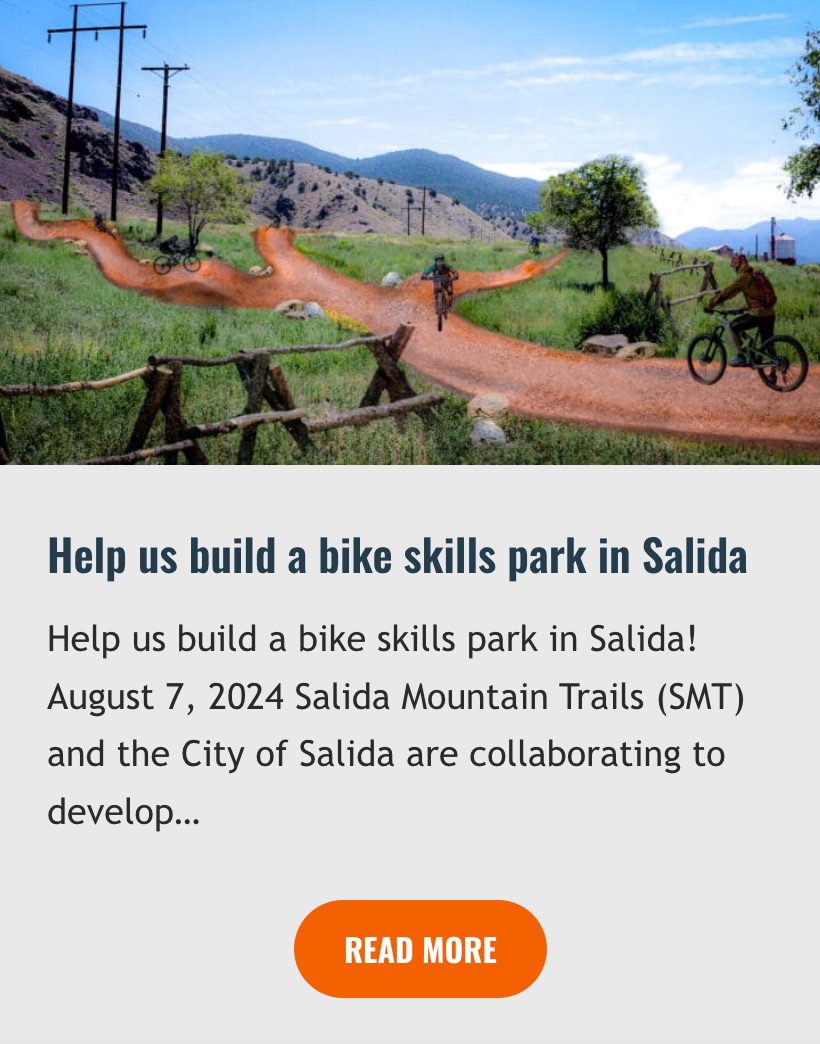 Help us build a bike skills park in Salida! Click to learn more